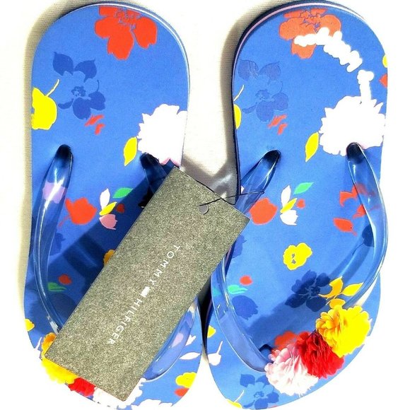 Tommy Hilfiger Girl's Sandals Flip Flop Rubber - Picture 3 of 4